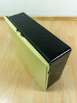 Fabulous 1960s Yellow Black Midcentury MEDICINE CABINET Westgermany