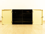 Fabulous 1960s Yellow Black Midcentury MEDICINE CABINET Westgermany
