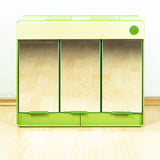 Large 1970s green ILLUMINATED Mirrored MIDCENTURY Medicine CABINET