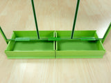 Large 1970s green ILLUMINATED Mirrored MIDCENTURY Medicine CABINET