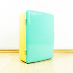 Mint Green Turquoise Vintage Medicine Cabinet – 1970s Mid Century Bathroom
