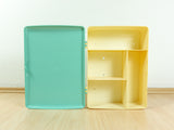 Mint Green Turquoise Vintage Medicine Cabinet – 1970s Mid Century Bathroom