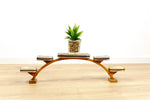Rare 1960s Midcentury WINDOWSILL PLANT STAND, Vintage 5 Tier Cactus Shelf