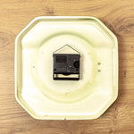 Fancy 1970s High-Quality Midcentury Ceramic WALL CLOCK by JUNGHANS