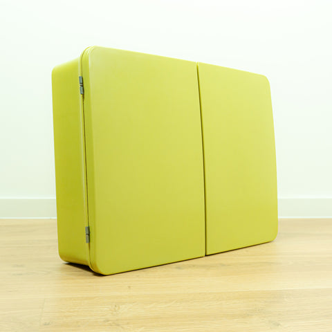Rare 1970s Yellow Green MEDICINE CABINET, Westgerman Midcentury Design