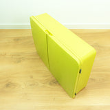 Rare 1970s Yellow Green MEDICINE CABINET, Westgerman Midcentury Design
