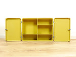 Rare 1970s Yellow Green MEDICINE CABINET, Westgerman Midcentury Design