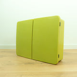 Rare 1970s Yellow Green MEDICINE CABINET, Westgerman Midcentury Design