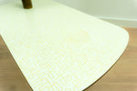 Original 1950s Five TIER PLANT STAND vanilla-beige white pattern Formica surface