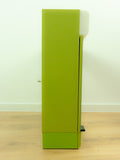 Large 1970s green ILLUMINATED MIDCENTURY Medicine CABINET by Allibert, 3 mirrored doors