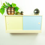 Rare! 1960s Vintage KITCHEN CABINET Cupboard, interchangeable sliding doors