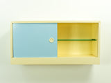 Rare! 1960s Vintage KITCHEN CABINET Cupboard, interchangeable sliding doors