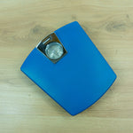 70s Blue Midcentury Mechanical BATHROOM SCALE By Soehnle Westgermany