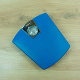 70s Blue Midcentury Mechanical BATHROOM SCALE By Soehnle Westgermany