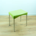 1970s Vintage Mint GREEN Plastic Bathroom STOOL Italian Design by CM
