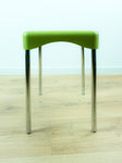 1970s Vintage Mint GREEN Plastic Bathroom STOOL Italian Design by CM
