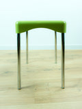 1970s Vintage Mint GREEN Plastic Bathroom STOOL Italian Design by CM