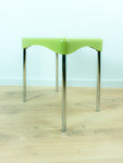 1970s Vintage Mint GREEN Plastic Bathroom STOOL Italian Design by CM