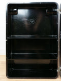 Black 60s Midcentury Medicine Cabinet by KSR Westgermany