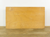 Rare 1960s Midcentury Wall Cabinet with Reversible Sliding Doors