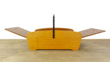 1960s Minimalist Wooden Sewing Box – Mid Century Jewelry Storage
