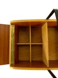 1960s Minimalist Wooden Sewing Box – Mid Century Jewelry Storage