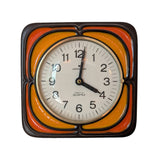 Original 70s Junghans Ceramic Wallclock - Westgerman Midcentury Decor