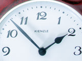 1970s Red Ceramic Apple Clock by Kienzle – Vintage German Wall Clock