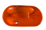 Original 1970s Orange Midcentury Plastic Hooks for Wall Mounting - 1 of 18