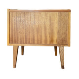 Vintage 1960s Wooden Nightstands – Matching Pair with Drawers
