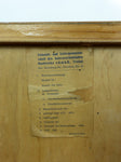 1950s Bicolor Midcentury TEAK WOOD CREDENZA Sideboard Cabinet