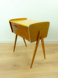 1960s Wooden MIDCENTURY Bedside Tables Sewing Boxes NIGHTSTANDS 1 of 2