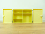 Rare original 1960s VANILLA yellow Italian design MEDICINE CABINET