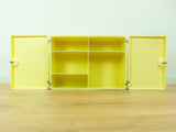 Rare original 1960s VANILLA yellow Italian design MEDICINE CABINET