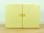 Rare original 1960s VANILLA yellow Italian design MEDICINE CABINET