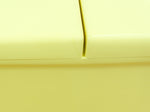 Rare original 1960s VANILLA yellow Italian design MEDICINE CABINET