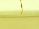 Rare original 1960s VANILLA yellow Italian design MEDICINE CABINET