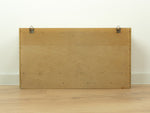 Original 60s vintage wooden WALL CABINET light gray sliding doors