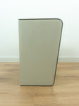 1960s midcentury KITCHEN WALL CABINET vanilla yellow blue sliding doors