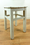 Original 1950s VINTAGE rustic WOODEN STOOL side table plant