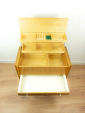 1960s Wooden Midcenturymodern NIGHTSTAND SEWING CART Side Table