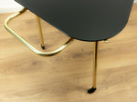 Black Tinted Glass Tier 1960s Elegant BAR CART Tea Trolley Side Table