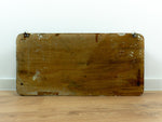 Original 1960s vintage KITCHEN WALL CABINET, ribbed glass sliding doors