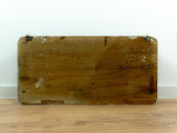 Original 1960s vintage KITCHEN WALL CABINET, ribbed glass sliding doors