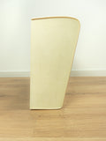 1960s ivory midcentury KITCHEN WALL CABINET white gray sliding doors