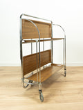 1970s Midcentury FOLDING BAR CART 'Dinett', Westgermany
