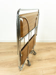 1970s Midcentury FOLDING BAR CART 'Dinett', Westgermany
