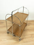 1970s Midcentury FOLDING BAR CART 'Dinett', Westgermany