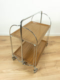 1970s Midcentury FOLDING BAR CART 'Dinett', Westgermany