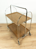 1970s Midcentury FOLDING BAR CART 'Dinett', Westgermany